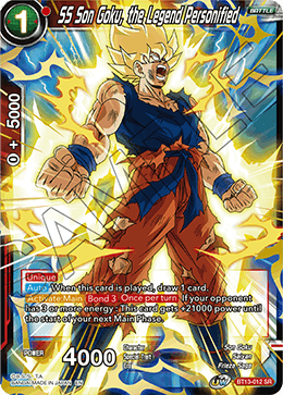 SS Son Goku, the Legend Personified (Super Rare) [BT13-012] | Amazing Games TCG