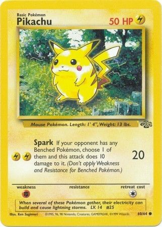 Pikachu (60/64) [Jungle Unlimited] | Amazing Games TCG