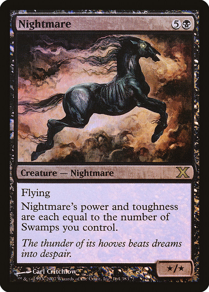 Nightmare (Premium Foil) [Tenth Edition] | Amazing Games TCG