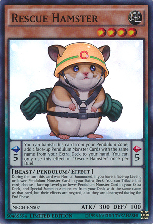 Rescue Hamster (SE) [NECH-ENS07] Super Rare | Amazing Games TCG