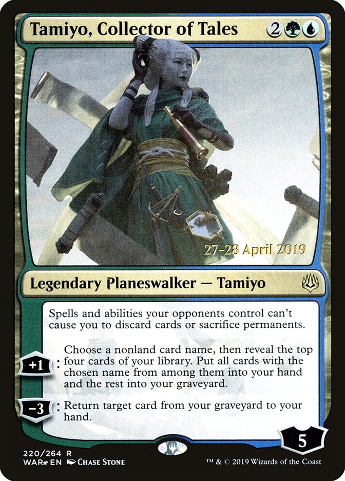 Tamiyo, Collector of Tales  [War of the Spark Prerelease Promos] | Amazing Games TCG