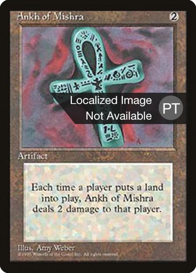 Ankh of Mishra [Fourth Edition (Foreign Black Border)] | Amazing Games TCG