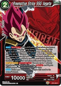 Preemptive Strike SSG Vegeta [BT6-008] | Amazing Games TCG