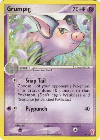 Grumpig (3/12) [EX: Trainer Kit 2 - Plusle] | Amazing Games TCG