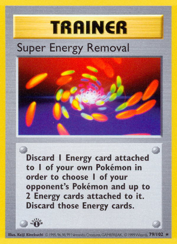 Super Energy Removal (79/102) (Shadowless) [Base Set 1st Edition] | Amazing Games TCG