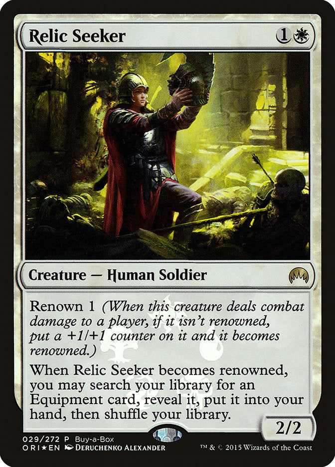Relic Seeker (Buy-A-Box) [Magic Origins Promos] | Amazing Games TCG