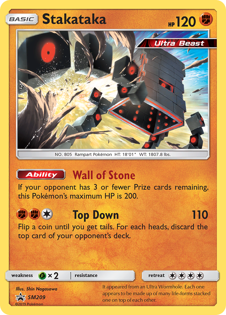 Stakataka (SM209) [Sun & Moon: Black Star Promos] | Amazing Games TCG