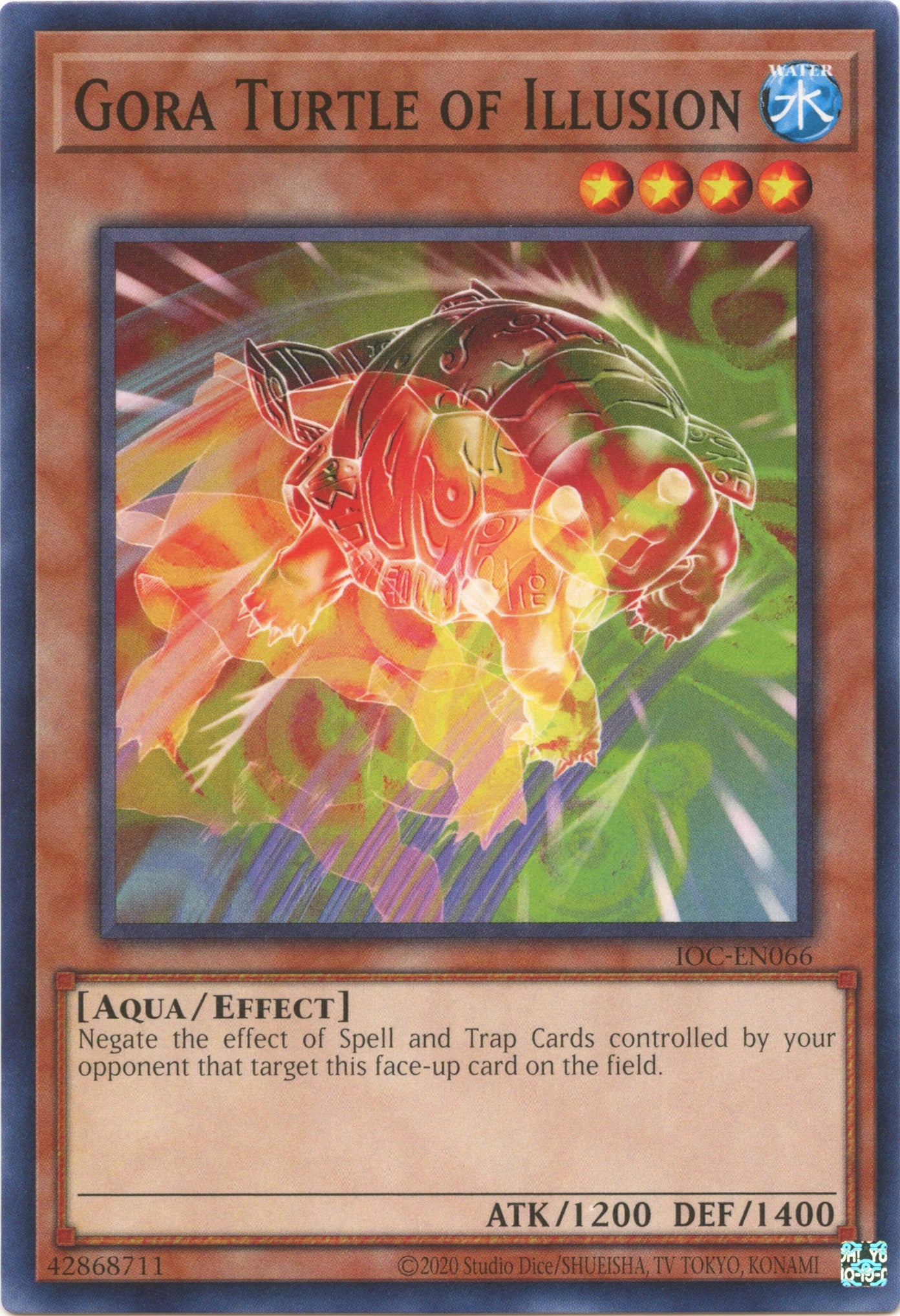 Gora Turtle of Illusion (25th Anniversary) [IOC-EN066] Common | Amazing Games TCG