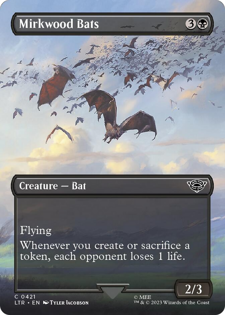 Mirkwood Bats (Borderless Alternate Art) [The Lord of the Rings: Tales of Middle-Earth] | Amazing Games TCG