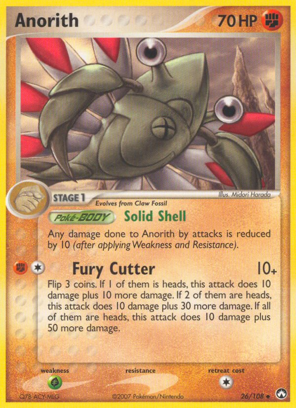 Anorith (26/108) [EX: Power Keepers] | Amazing Games TCG