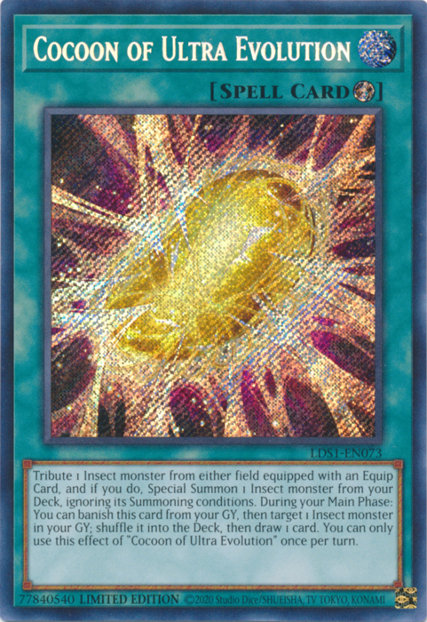 Cocoon of Ultra Evolution [LDS1-EN073] Secret Rare | Amazing Games TCG