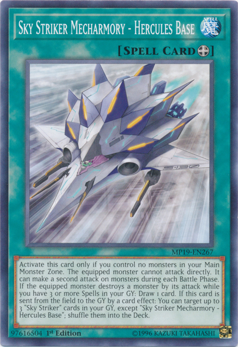 Sky Striker Mecharmory - Hercules Base [MP19-EN267] Common | Amazing Games TCG