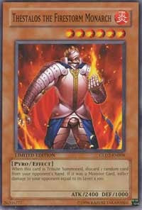 Thestalos the Firestorm Monarch [Gold Series 2009] [GLD2-EN008] | Amazing Games TCG