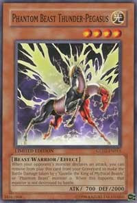 Phantom Beast Thunder-Pegasus [Gold Series 2009] [GLD2-EN013] | Amazing Games TCG