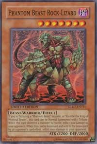 Phantom Beast Rock-Lizard [Gold Series 2009] [GLD2-EN014] | Amazing Games TCG