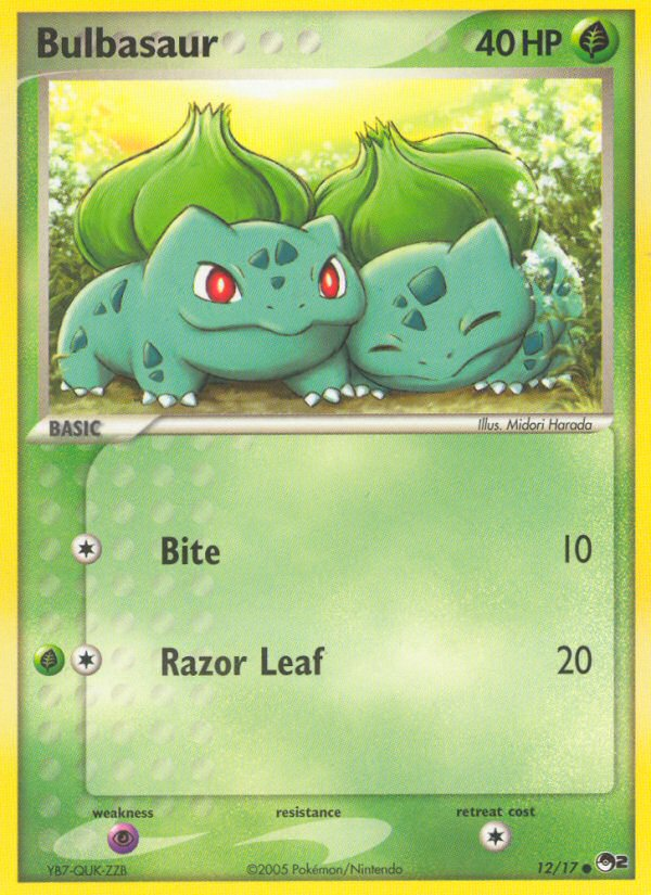 Bulbasaur (12/17) [POP Series 2] | Amazing Games TCG