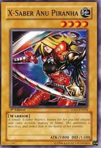 X-Saber Anu Piranha [5D's Starter Deck 2009] [5DS2-EN004] | Amazing Games TCG