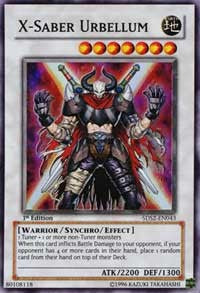 X-Saber Urbellum [5D's Starter Deck 2009] [5DS2-EN043] | Amazing Games TCG