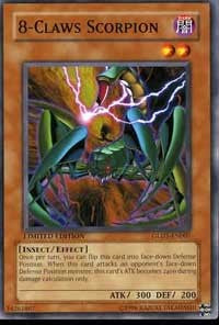 8-Claws Scorpion [Gold Series 2008] [GLD1-EN007] | Amazing Games TCG