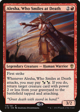 Alesha, Who Smiles at Death [Commander 2016] | Amazing Games TCG