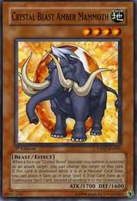 Crystal Beast Amber Mammoth [Duelist Pack 7: Jesse Anderson] [DP07-EN005] | Amazing Games TCG