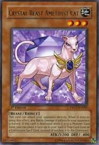 Crystal Beast Amethyst Cat [Duelist Pack 7: Jesse Anderson] [DP07-EN002] | Amazing Games TCG