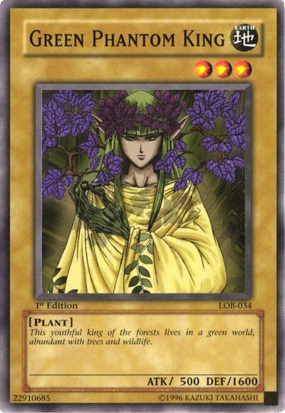 Green Phantom King [LOB-034] Common | Amazing Games TCG