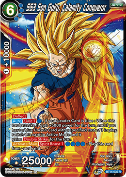 SS3 Son Goku, Calamity Conqueror (BT14-035) [Cross Spirits] | Amazing Games TCG