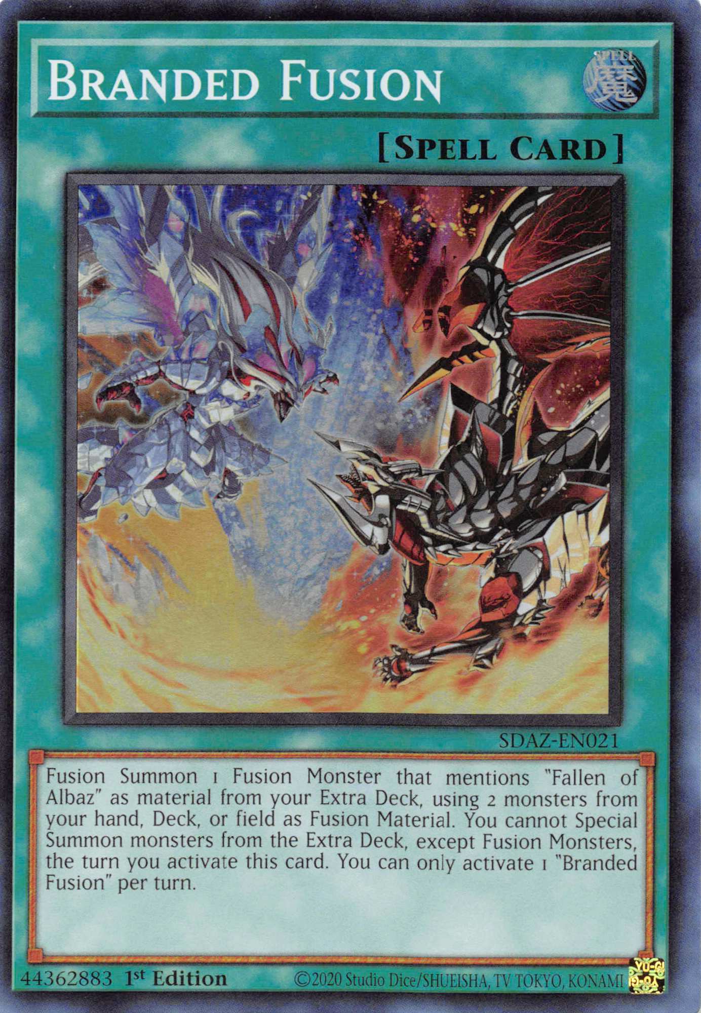 Branded Fusion [SDAZ-EN021] Super Rare | Amazing Games TCG