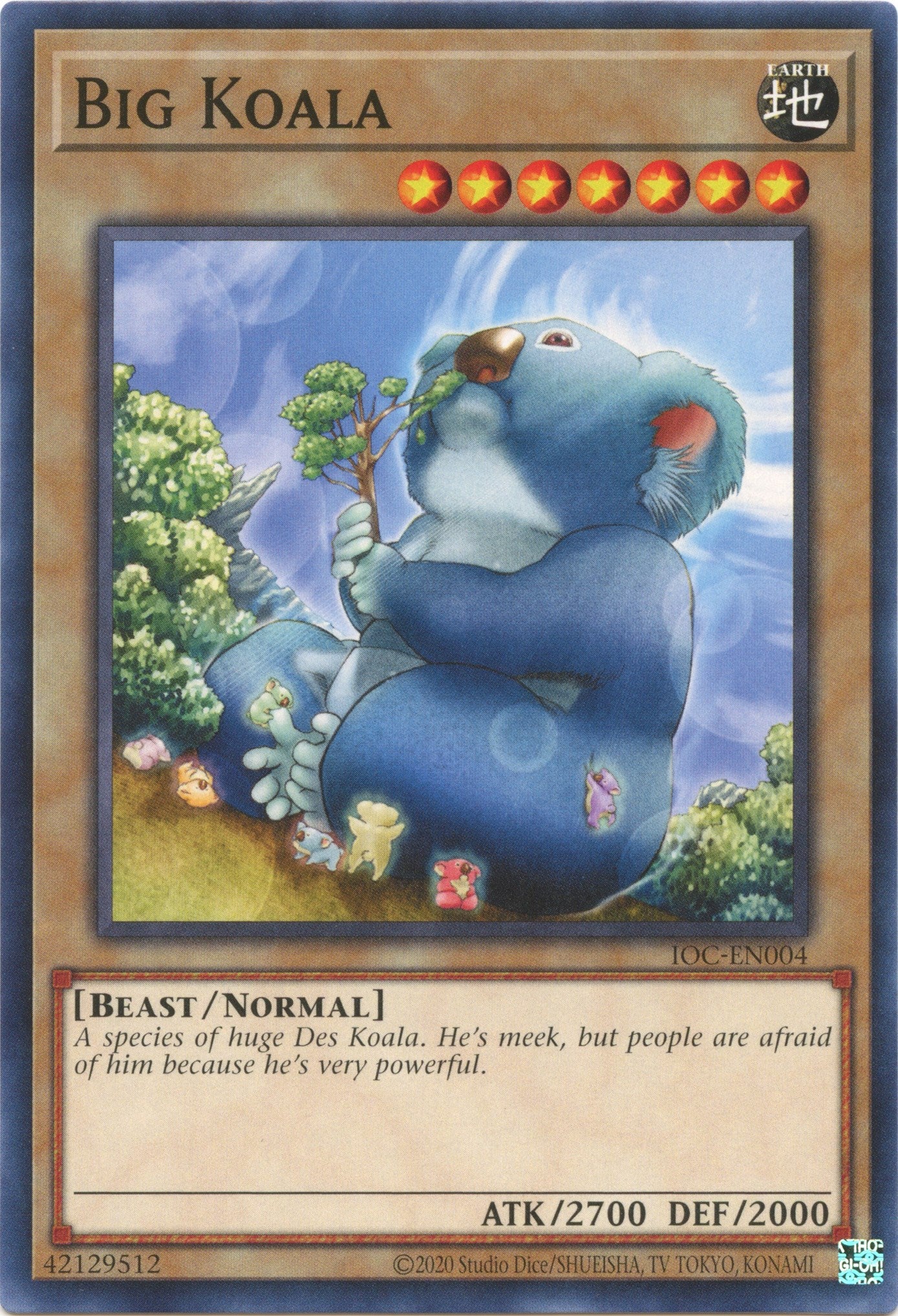 Big Koala (25th Anniversary) [IOC-EN004] Common | Amazing Games TCG