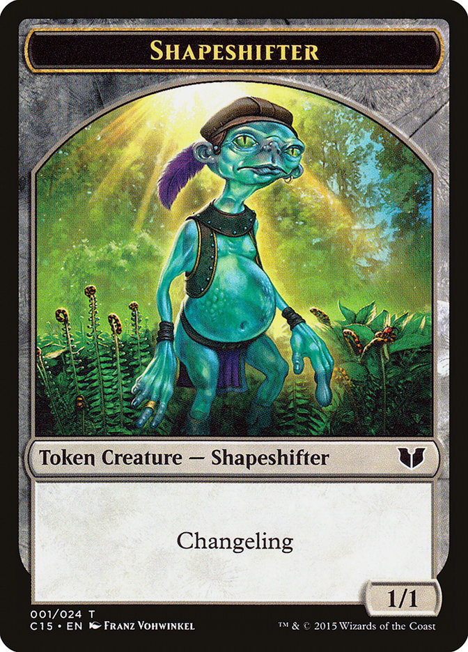 Shapeshifter // Shapeshifter Double-Sided Token [Commander 2015 Tokens] | Amazing Games TCG