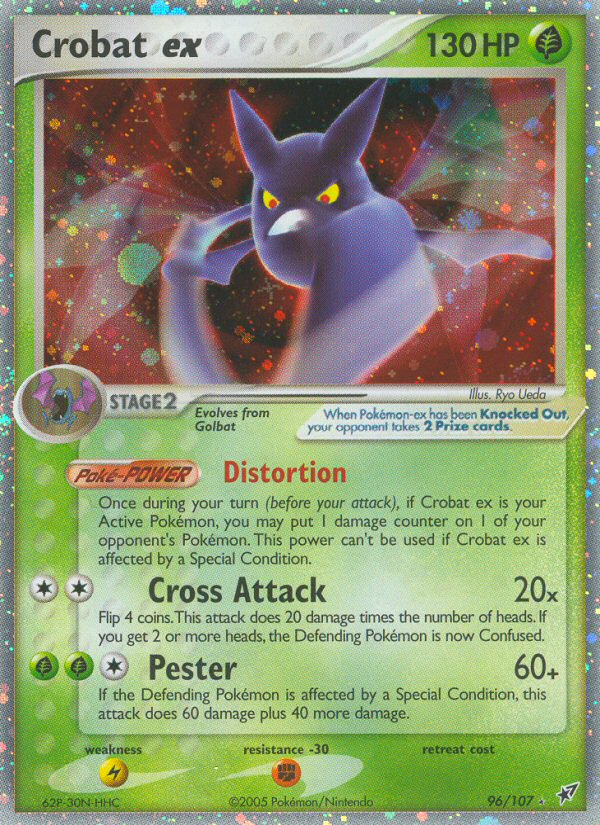 Crobat ex (96/107) [EX: Deoxys] | Amazing Games TCG