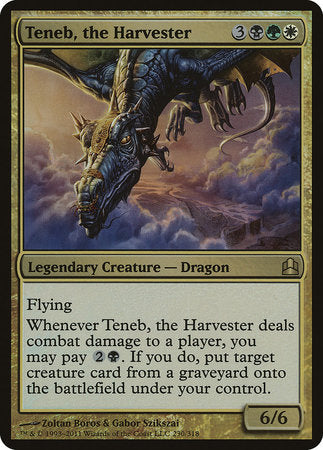 Teneb, the Harvester (Oversized) [Commander 2011 Oversized] | Amazing Games TCG