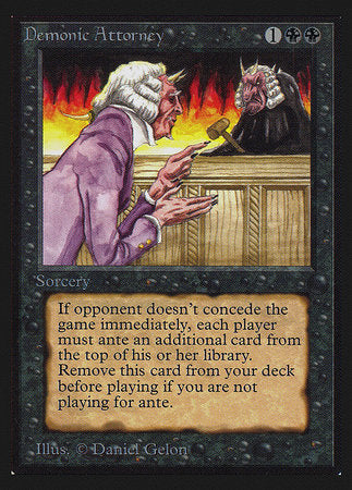 Demonic Attorney (CE) [Collectors’ Edition] | Amazing Games TCG