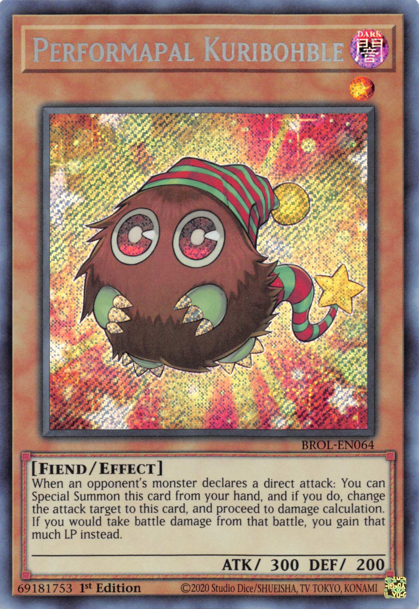 Performapal Kuribohble [BROL-EN064] Secret Rare | Amazing Games TCG