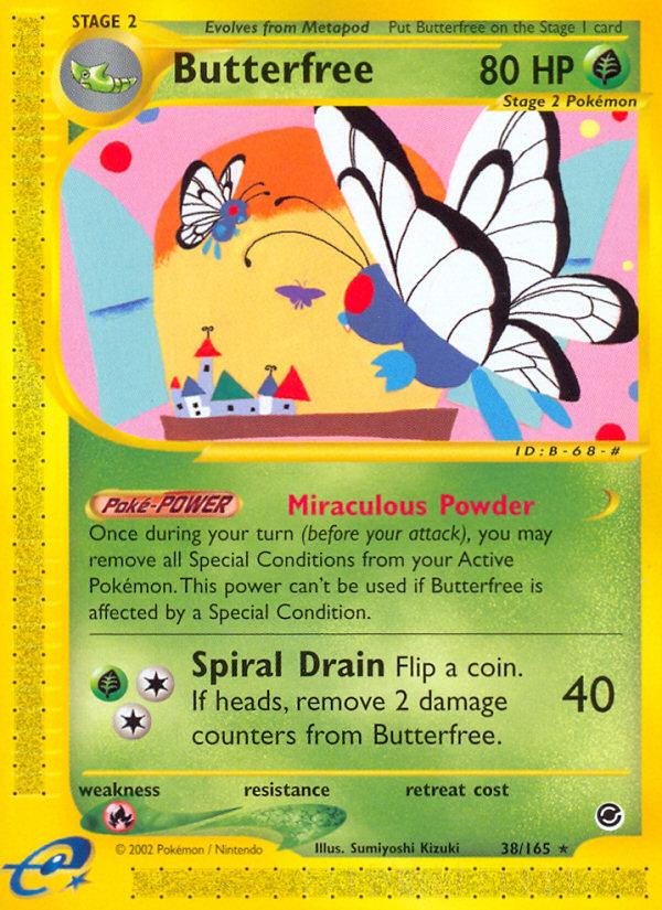 Butterfree (38/165) [Expedition: Base Set] | Amazing Games TCG