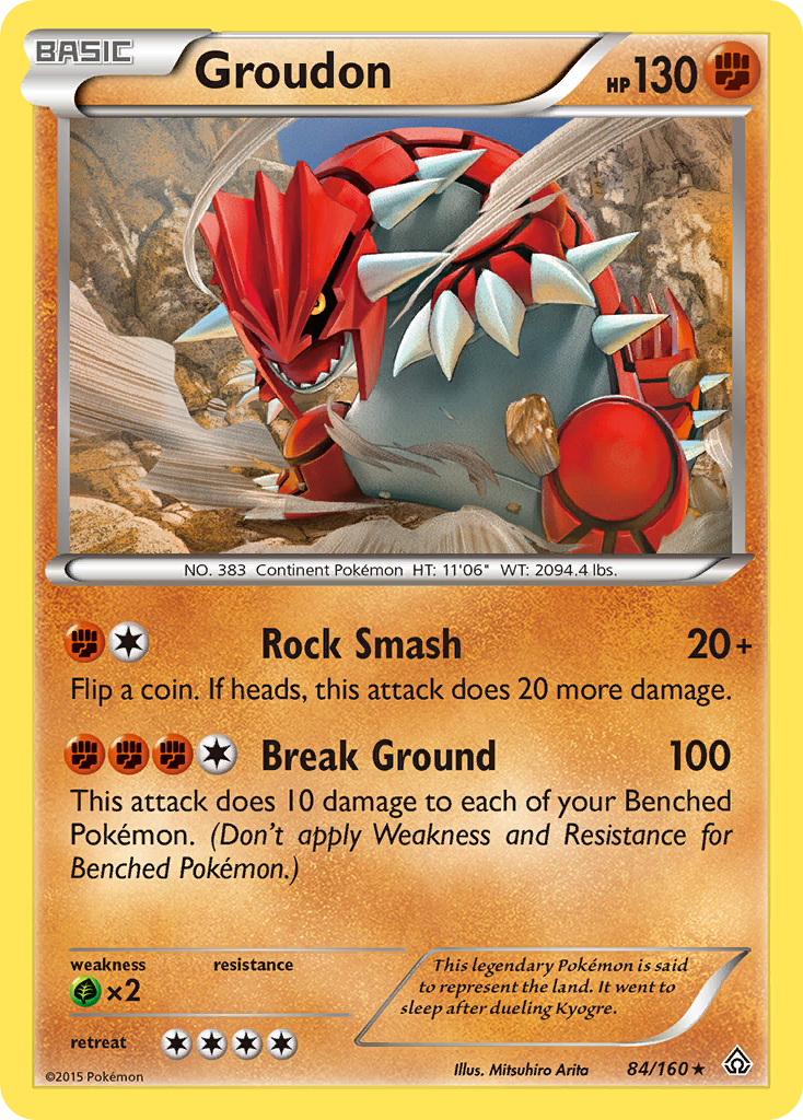 Groudon (84/160) [XY: Primal Clash] | Amazing Games TCG