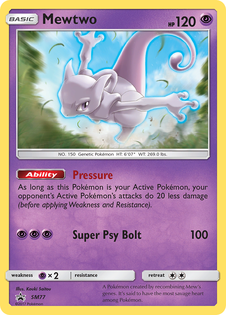 Mewtwo (SM77) [Sun & Moon: Black Star Promos] | Amazing Games TCG