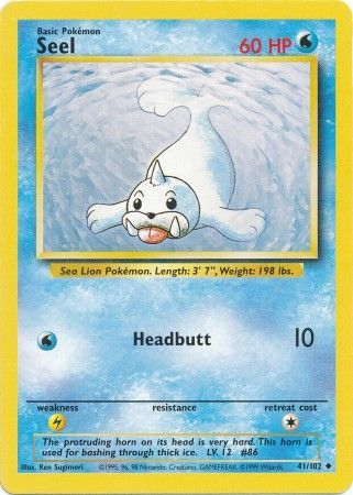 Seel (41/102) [Base Set Unlimited] | Amazing Games TCG