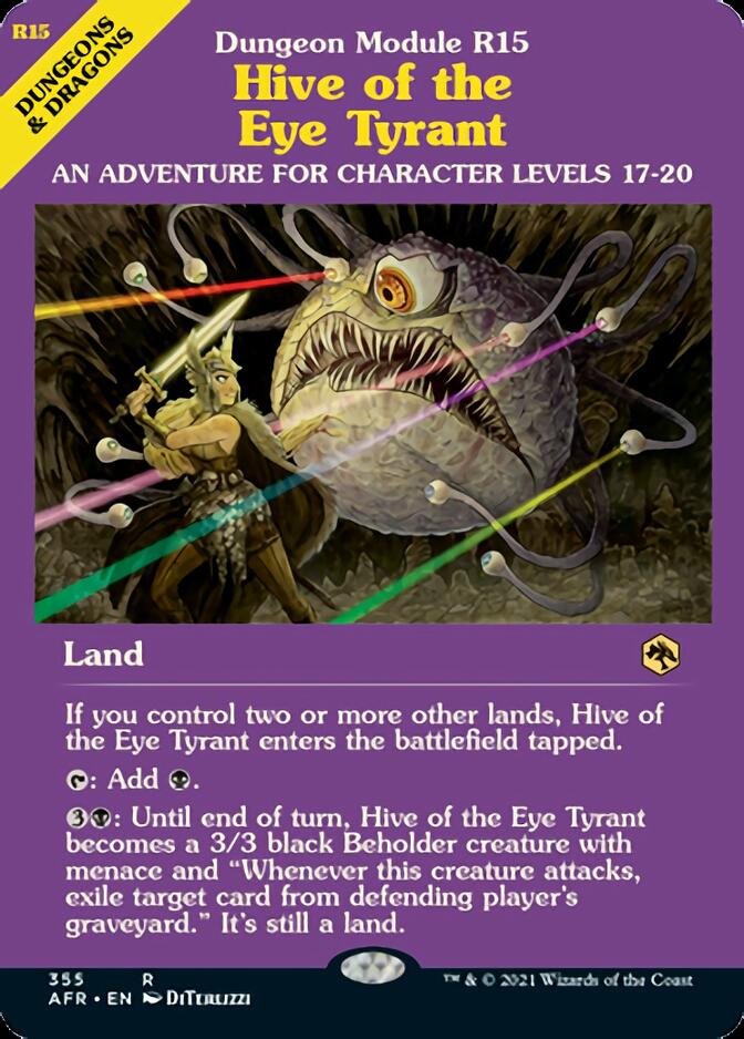 Hive of the Eye Tyrant (Dungeon Module) [Dungeons & Dragons: Adventures in the Forgotten Realms] | Amazing Games TCG