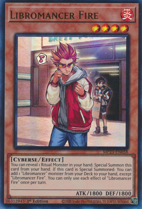 Libromancer Fire [MP23-EN058] Ultra Rare | Amazing Games TCG