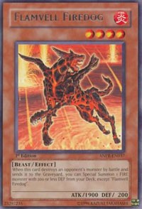 Flamvell Firedog [Ancient Prophecy] [ANPR-EN037] | Amazing Games TCG