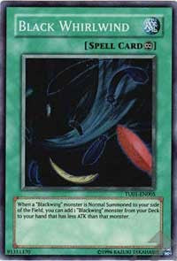 Black Whirlwind [Turbo Pack Booster One Pack] [TU01-EN005] | Amazing Games TCG