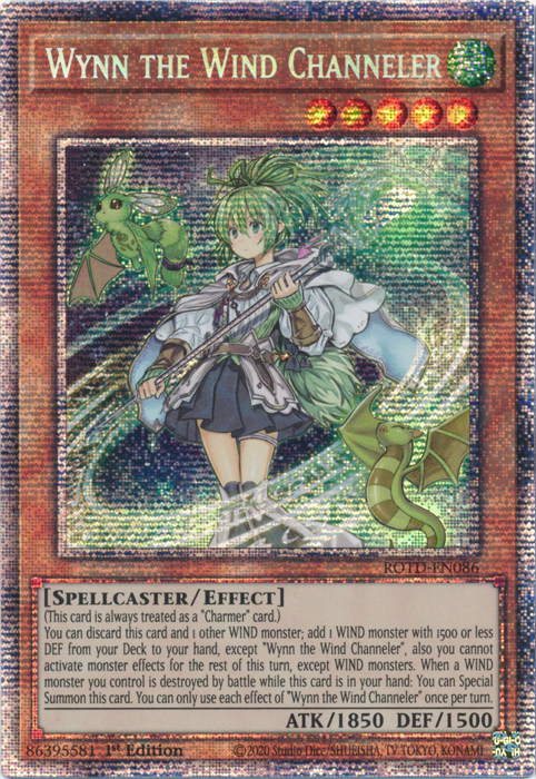 Wynn the Wind Channeler [ROTD-EN086] Starlight Rare | Amazing Games TCG