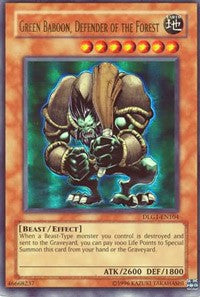 Green Baboon, Defender of the Forest [Dark Legends] [DLG1-EN104] | Amazing Games TCG