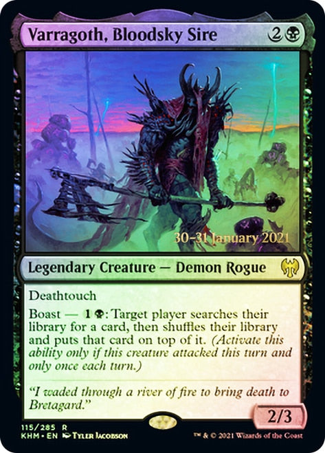 Varragoth, Bloodsky Sire  [Kaldheim Prerelease Promos] | Amazing Games TCG