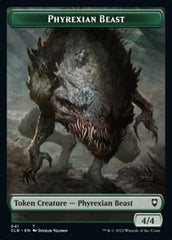 Phyrexian Beast // Wurm Double-sided Token [Commander Legends: Battle for Baldur's Gate Tokens] | Amazing Games TCG