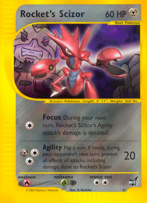 Rocket's Scizor (4) [Best of Promos] | Amazing Games TCG