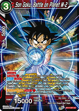 Son Goku, Battle on Planet M-2 (BT17-007) [Ultimate Squad] | Amazing Games TCG