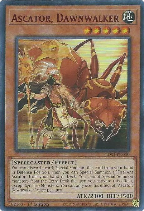 Ascator, Dawnwalker (Red) [LDS3-EN050] Ultra Rare | Amazing Games TCG